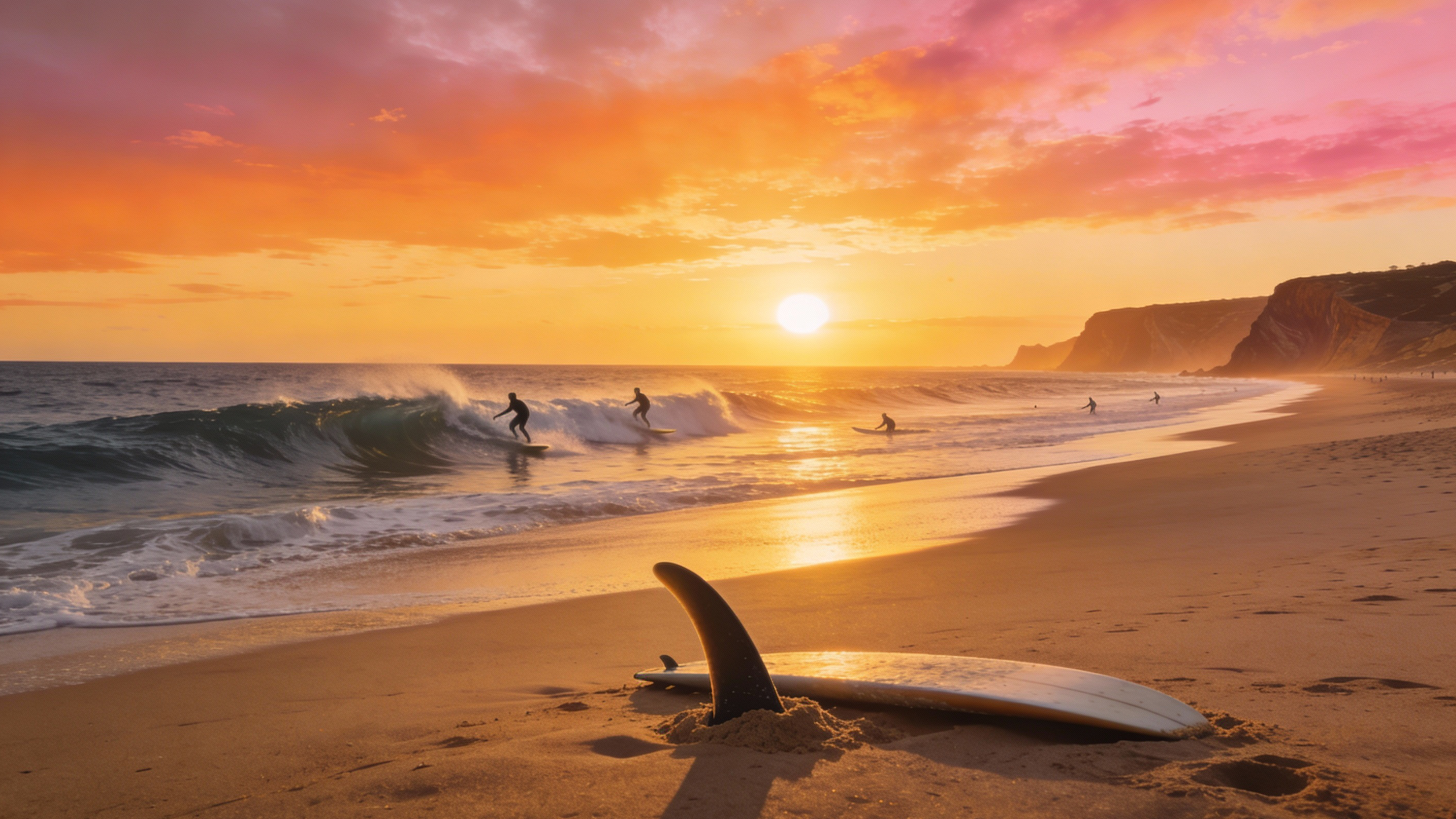 Portugalsko - surf & climb background